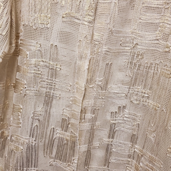 NWT Chico's Traveler's Collection Jacquard Gold Shimmer Jacket Sz 2=12, Ret $149 - Picture 12 of 14